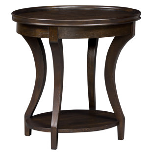 FAIRFIELD CHAIR Solid Wood Tray Top End Table