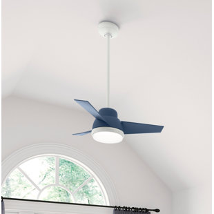 HUNTER FAN 36" Valda 3 - Blade LED Standard Ceiling Fan with Remote Control and Light Kit Included