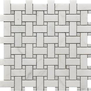 ROCA TILES Basket Weave Marble Mos 12x12