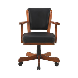 BSD National Supplies Ergonomic Faux Leather Swiveling PC & Racing Game Chair in Black