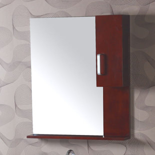 LEGION FURNITURE Rectangle Wood Wall Mirror