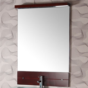 LEGION FURNITURE Rectangle Wood Wall Mirror