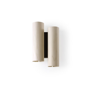 LZF Black Note LED Dimmable Flush Wall Sconce by Ramón Esteve