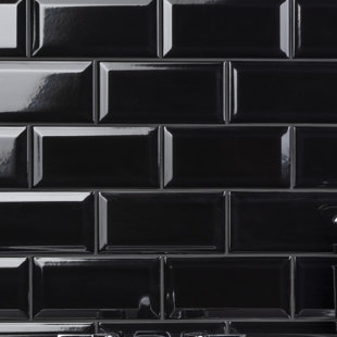 MEROLA TILE Crown Heights 3" x 6"Beveled Ceramic Subway Wall Tile