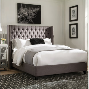 CANORA GREY Watson Upholstered Wingback Bed