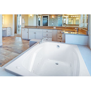 CLARKE PRODUCTS Sculptura 60'' x 36'' Acrylic Bathtub