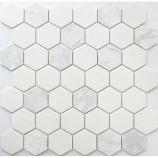ROCA TILES Carrara Hexagon 12x12 Mos