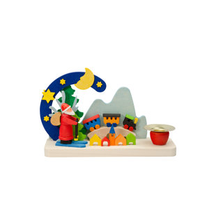 ALEXANDER TARON Graupner Santa Candleholder Tree Topper