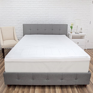 SENSORPEDIC Euro Majestic 3-Zone Quilted 100% Memory Foam 3" Bed Mattress Topper