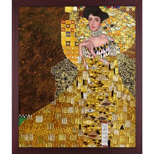 VAULT W ARTWORK Luxury Line " Portrait Of Adele Bloch Bauer I (Luxury Line) " by Gustav Klimt Painting Print