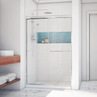 ARIZONA SHOWER DOOR Leser 48" W x 70.38" H Bypass Frameless Shower Door