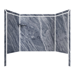 FlexStone Elite 60"W x 32"D x 60"H Alcove Bathtub Surround