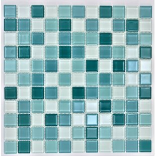 BLOOM STONE 1" x 1" Glass Grid Mosaic Wall & Floor Tile