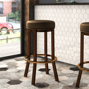 H&D RESTAURANT SUPPLY, INC. Upholstered Counter Stool with Metal Frame