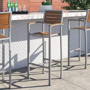 BFM SEATING Largo Outdoor 30'' Bar Stool