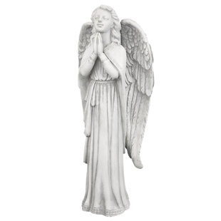 DESIGN TOSCANO Divine Guidance Praying Angel Statue