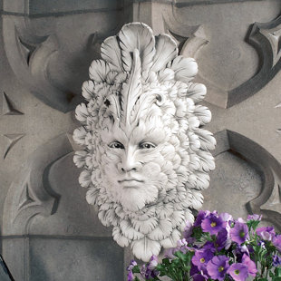 DESIGN TOSCANO Presence of Carnevale Greenman Wall Sculpture
