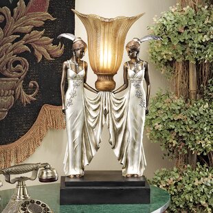 ASTORIA GRAND Peacock Maidens Illuminated Figurine