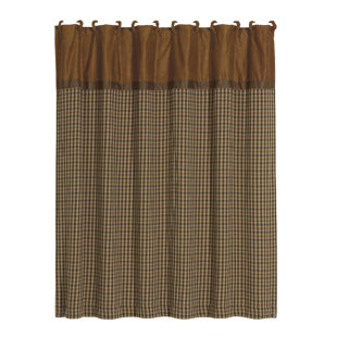 PASEO ROAD BY HIEND ACCENTS Crestwood Polyester Houndstooth Single Shower Curtain