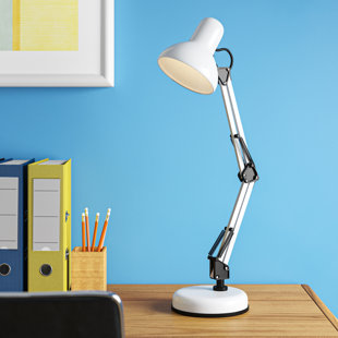 INBOX ZERO Alorie Adjustable Metal Desk Lamp