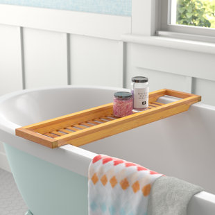 WAYFAIR BASICS Freistehende Badewannenablage Stroman