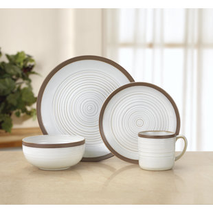 Pfaltzgraff Everyday Carmen 16-Piece Stoneware Dinnerware Set, Service for 4