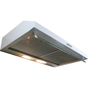 Yosemite Home Decor 30" Stainless Steel 300 CFM Ducted (Vented) Under Cabinet Range Hood with Mesh Filter