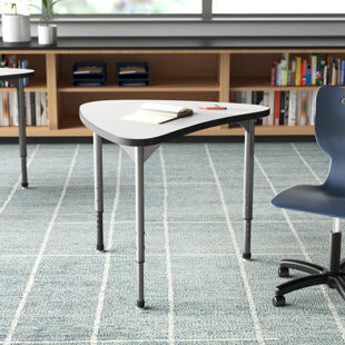 Marco Apex Series Adjustable Height Collaborative Chevron Desk