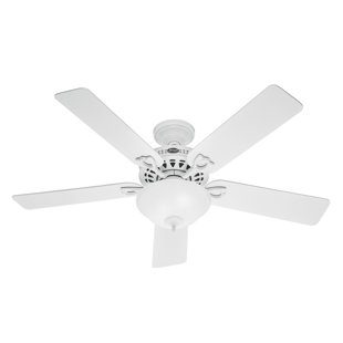 HUNTER FAN 52" the Astoria 5- Blade Ceiling Fan with Pull Chain and Light Kit Included
