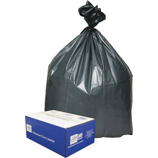 WEBSTER INDUSTRIES Super 30-Gal Trash Bags, 100 Count