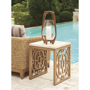 TOMMY BAHAMA OUTDOOR Los Altos Valley View Square End Table
