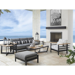 TOMMY BAHAMA OUTDOOR South Beach 5 - Piece Conversation Set with Cushions