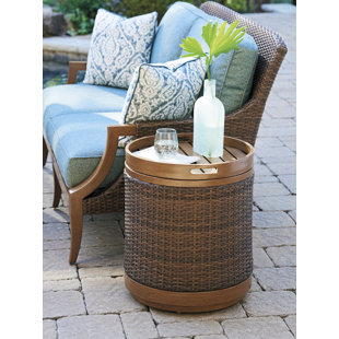 TOMMY BAHAMA OUTDOOR Harbor Isle Metal Outdoor Side Table