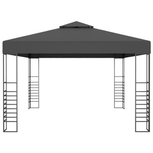 DAKOTA FIELDS Bellow 4m x 3m Steel Patio Gazebo
