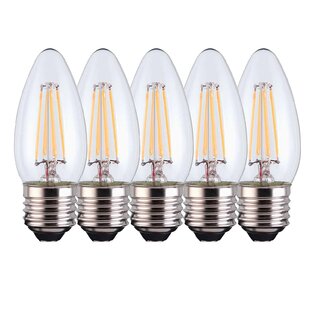 SYMPLE STUFF 5W E27 Dimmable LED Candle Light Bulb