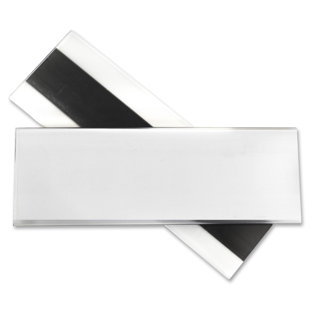C-LINE PRODUCTS, INC. HOL-DEX Magnetic Shelf/Bin Label Holders, Clear, 10-Pack, 3 Sizes