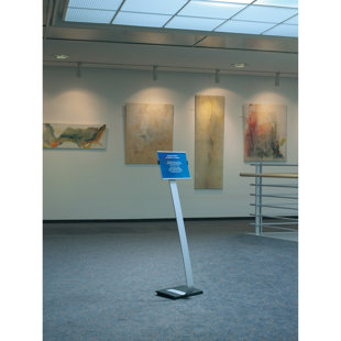 DURABLE OFFICE PRODUCTS CORP. Info Sign Duo Floor Sign Stand For Letter-Size Inserts, 44-1/2" High