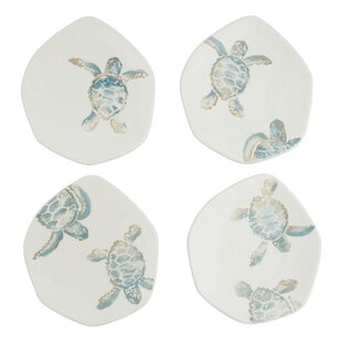 VIETRI Tartaruga Assorted Salad Plates (Set of 4)