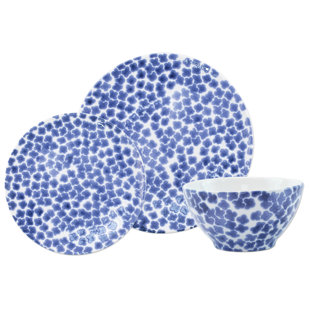 VIVA BY VIETRI Santorini Flower 3-Piece Place Setting