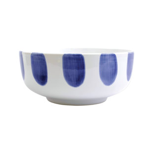 Viva By Vietri Santorini Hard Ceramic Serving Bowl