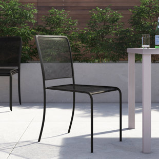 BFM SEATING Chesapeake Outdoor Stacking Dining Side Chair