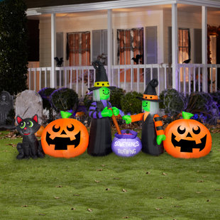 GEMMY INDUSTRIES Airblown-Brewing Witch Collection Scene