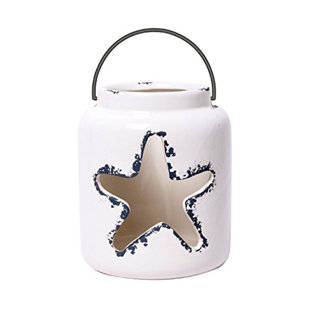 HG GLOBAL 5.3'' H Concrete / Cement Tabletop Lantern