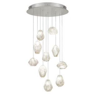 FINE ART HANDCRAFTED LIGHTING Natural Inspirations 22" Round Pendant