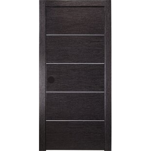 BELLDINNI Avanti 4H DIY-Friendly Black Apricot Solid Manufactured Wood Standard Single Swing Door