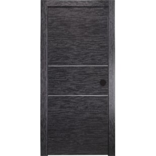 BELLDINNI Avanti 2H DIY-FRIENDLY Black Apricot Flush Manufactured Solid Wood Finish Standard Door