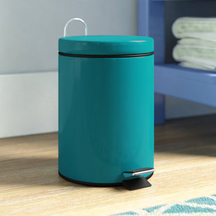 WAYFAIR BASICS™ Steel Step On Rubbish Bin - 3L
