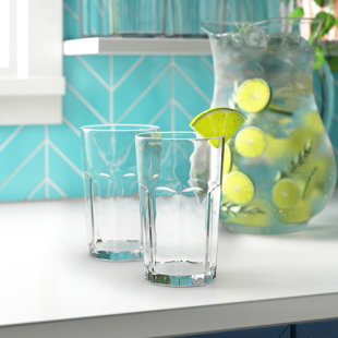 WAYFAIR BASICS™ Fabre 2000ml Drinking Glass Set (Set of 4)
