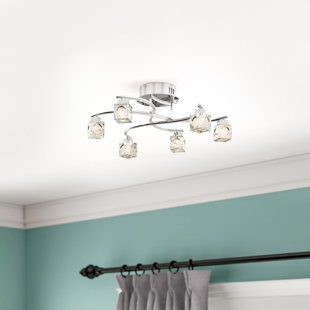 ORREN ELLIS Zager Glass LED Flush Mount