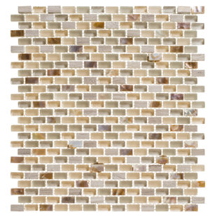 ANDOVA Tino 0.4" x 1" Natural Stone Mosaic Kitchen Backsplash, Bathroom, Shower, Wall and Floor Tile